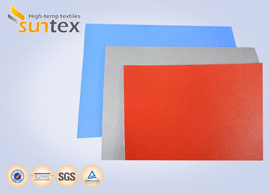 730 g Fiberglass Coated Fabric Expansion Joint Cloth With Silicone Anti Fire Air Connector Cloth