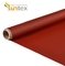 High Temperature 0.41mm PU Coated Fire Retardant Fiberglass Fabric M0 Fire Resistant Curtain