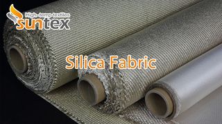 Tecido de sílica de alta pureza Suntex 1700°C