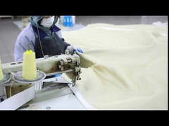 o processo de costura das cortinas corta-fogo Suntex