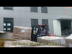 Fireproof Polyurethane (PU) Coated Fiberglass Cloth Heat Protection Thermal Insulation