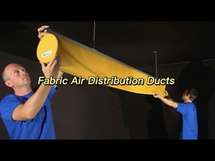 Good Chemical ResistanceFabric Air Distribution Ducts