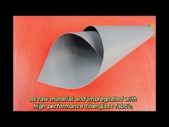 Tecido de fibra de vidro revestido com PTFE Tecido de fibra de vidro de alta temperatura