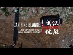Suntex EV car Fire Blankets Experiência conjunta com a Universidade de Hainan