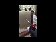 Demonstração da condutibilidade térmica das telas resistentes ao calor da cerâmica de alta temperatura baixa