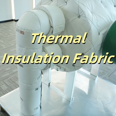 Customizable Thermal Insulation Fabric made from glass fiber and silicone rubber coating suitable for reusable insulation blankets and pads