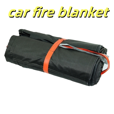 EV Car Fire Blanket Gray 550℃ Thermal Resistance for Lithium-Ion Battery Fires