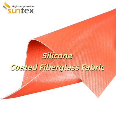 Durable Fire Protection Silicone Coated Fiberglass Fabric with High Temperature Resistance for Metalworking