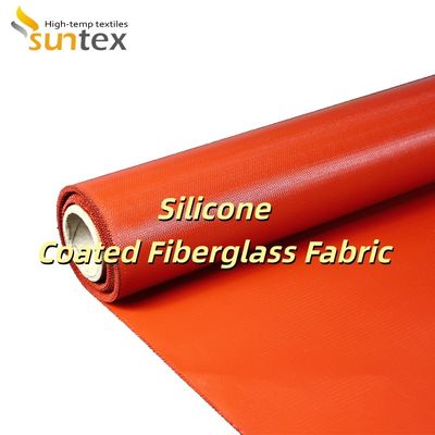 Fireproof Double Sided Silicone Coated Fiberglass Fabric with Sparks Resistance and Alkali Free Properties