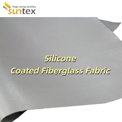 Durable Anti-Aging Silicone Coated Fiberglass Fabric with Corrosion Resistance and Weatherproof Properties