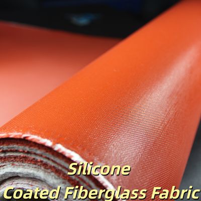 High Temperature Resistant Double Sided Silicone Coated Fiberglass Fabric for Fire Retardant Applications