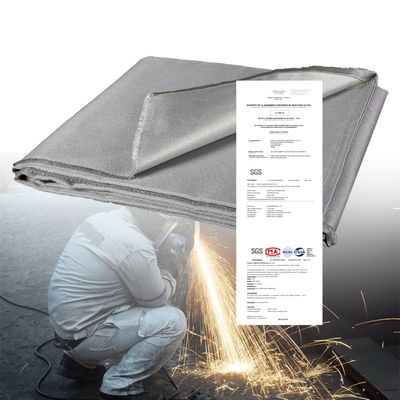 100% Fiberglass Welding Blanket with 550°C Heat Resistance and Acrylic Coating for Industrial Safety
