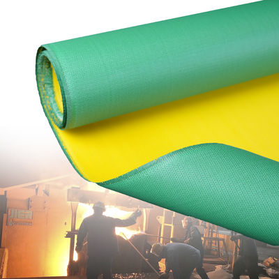 Fireproof Thermal Insulation Silicone Coated Fiberglass Fabric with 1 / 1.2 / 1.5 meter Width and 50 m / 100 m Roll Length