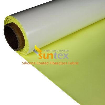 Double Sided Silicone Coated Fiberglass Fabric with Enhanced Durability and 50 m / 100 m Roll Length