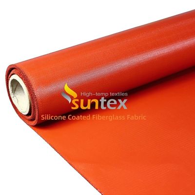 Weatherproof Water Repellent Silicone Coated Fiberglass Fabric with 50 m / 100 m Roll Length