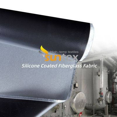 Fireproof and Heat Resistant Silicone Coated Fiberglass Fabric 850g/m2 for High Temperature Protection