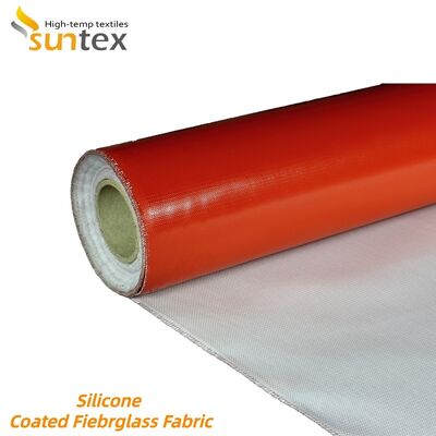Fireproof Waterproof Chemical Corrosion Resistant Silicone Coated Fiberglass Fabric High Silica Fiberglass Cloth