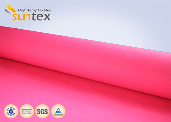 Fire Resistant Fiberglass Fabric with Acrylic Coating for 550 Degree C Temperature Resistance Self Extinguishing and Non Toxic Smoke Emission