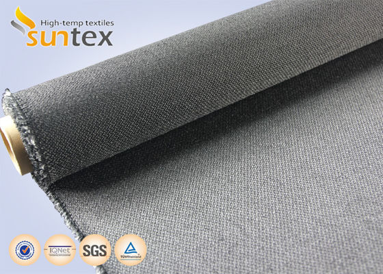 550 Degree C Fire Resistant Fiberglass Fabric with Acrylic Coating Self Extinguishing 16 oz for Fire Safety Applications