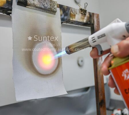 Heavy Duty 850g/m2 Silicone Coated Fiberglass Fabric - Fireproof and Heat Resistant for Industrial Applications