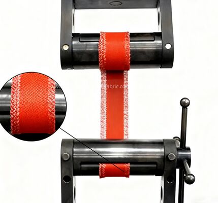 Double Side Silicone Rubber Coated Fiberglass Fabric - Fireproof and 850g/m2 High Silica Fiberglass Cloth