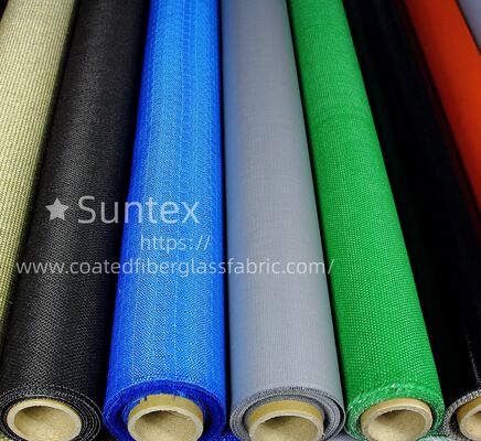 Flame Retardant Silicone Coated Fiberglass Fabric with 850g/m2 Weight and 0.75mm Thickness for 260℃ Heat Resistance