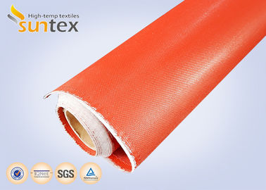 Grey Thermal Fireproof Silicone Rubber Coated Fiberglass Cloth Insulating Heat Resistant Silicone Fiberglass Fabric