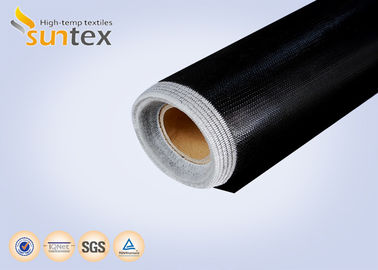 Grey Thermal Fireproof Silicone Rubber Coated Fiberglass Cloth Insulating Heat Resistant Silicone Fiberglass Fabric