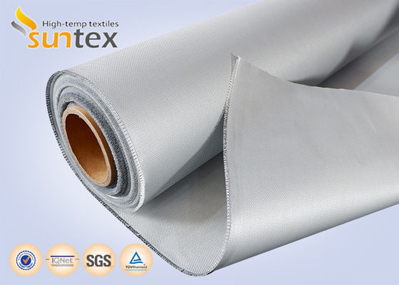 Durable Silicone Coated Fiberglass Fabric E-Glass High Temperature Resistance Silicone Fiberglass