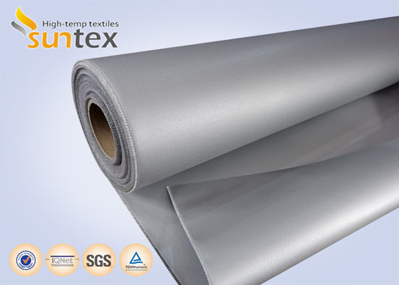0.4mm Silicone Impregnated Fiberglass Cloth with Temperature Resistance