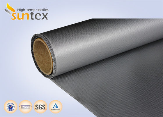 Silicone Coated Grey Fiberglass Fabric – Insulation Jacket External Material