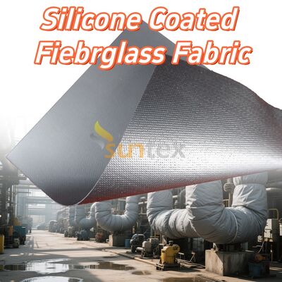 Waterproof and Fireproof Silicone Coated Fiberglass Fabric with High Temperature Resistance for Industrial Applications