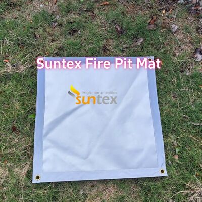 550°C Heat Resistant Fire Pit Mat with Multi-Layer Structure and Customizable Size for Outdoor Protection