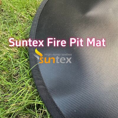 550C Heat Resistant Fire Pit Mat with Multi-Layer Structure and Customizable Size for Outdoor Safety