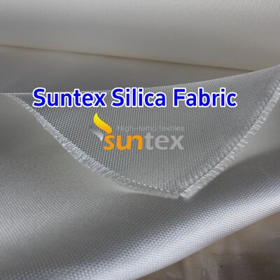 Silica Fiberglass Cloth with 1000℃ Temperature Resistance 18 oz/sqy Unit Weight and Crowfoot Pattern for High Temperature Applications