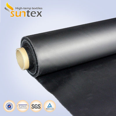 Chemical-Resistant Neoprene-Coated Fiberglass Fabric – 0.5mm, Black, Weather Resistant