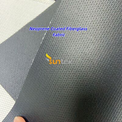 0.45mm Thickness Neoprene Coated Fiberglass Fabric with High Temperature Resistance and Fire Retardant Properties