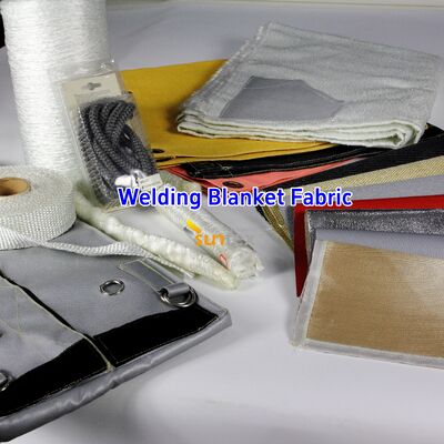 High Temperature Resistant Acrylic Coated Fiberglass Welding Blanket with Customizable Sizes