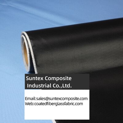 Fireproof High Temperature Resistant Silicone Coated Fiberglass Fabric with 4H Satin Weave