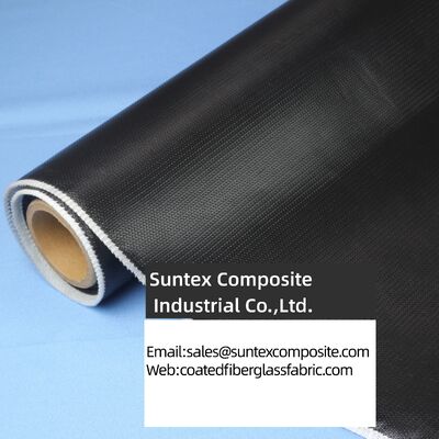 Fireproof High Temperature Resistant Silicone Coated Fiberglass Fabric with 4H Satin Weave
