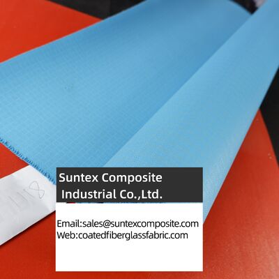 Heat Resistant Silicone Coated Fiberglass Fabric with 4H Satin Weave and 550°C Temperature Resistance