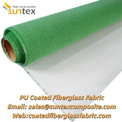 High Temperature Resistance Fireproof PU Vermiculite Coated Fiberglass Insulation Cloth