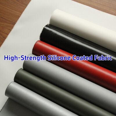 590 g/sqm Silicone Coated Fiberglass Fabric with 0.45 mm Thickness for Heat Resistant Insulation up to 550℃