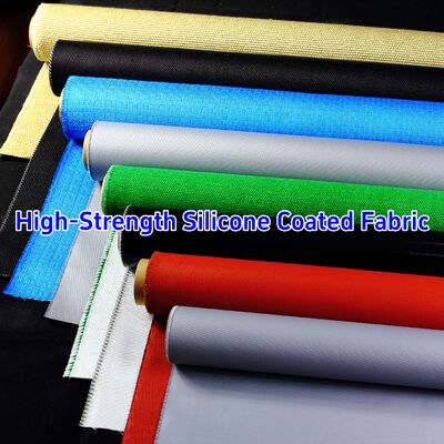 590 g/sqm Silicone Coated Fiberglass Fabric with 0.45 mm Thickness for Heat Resistant Insulation up to 550℃