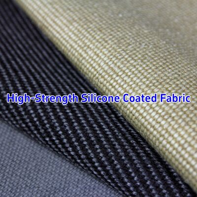 590 g/sqm Silicone Coated Fiberglass Fabric with 0.45 mm Thickness for Heat Resistant Insulation up to 550℃