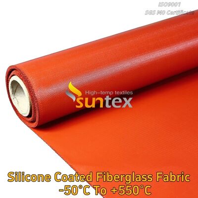Fire Prevention Silicone Coated Fiberglass Fabric