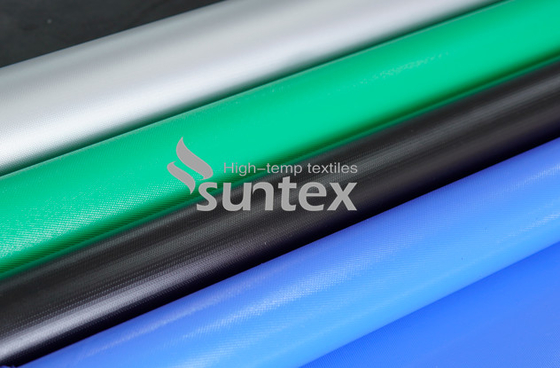 Tecidos de alta temperatura Tecido de fibra de vidro revestido de silicone para aplicações de alta temperatura