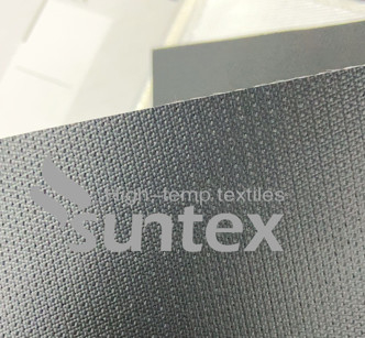 Fibra de vidro revestida do neopreno resistente químico preto químico alto da tela da junção de expansão da estabilidade