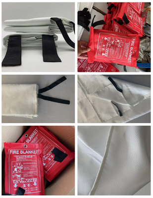 Cobertura do fogo para a casa e a cozinha, material de isolação térmica geral da cortina do fogo do fogo da soldadura da fibra de vidro