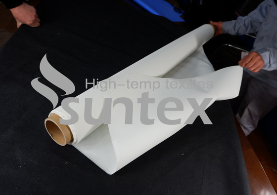 Pano revestido da fibra de vidro do silicone de alta temperatura da isolação térmica à prova de fogo